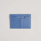 Porta-cartões de couro Samise feminino Ted Baker London, azul, tamanho regular
