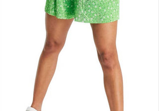 Shorts ASOS DESIGN com estampa floral verde médio, tamanho 0, EUA