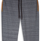 Calça jogger feminina Paul Smith de seda e caxemira, cinza, tamanho extragrande