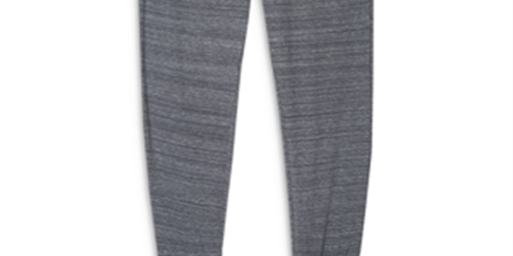Calça jogger feminina Paul Smith de seda e caxemira, cinza, tamanho extragrande