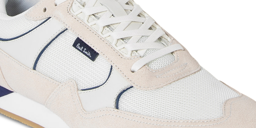 Tênis Paul Smith Will Mix Media Masculino Cano Baixo Branco Tamanho 10