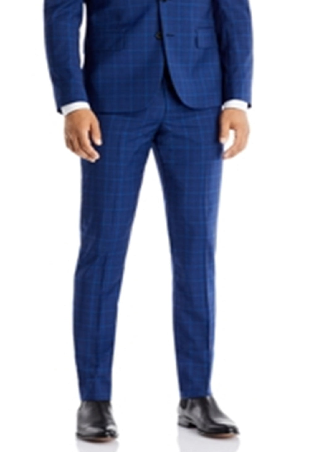 Terno Paul Smith Masculino Soho Xadrez Extra Slim Fit Azul Tamanho 42