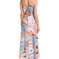 Vestido longo sem mangas Lizybet com decote em V e tamanho 3 da Ted Baker London Ivory