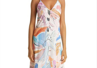 Vestido longo sem mangas Lizybet com decote em V e tamanho 3 da Ted Baker London Ivory