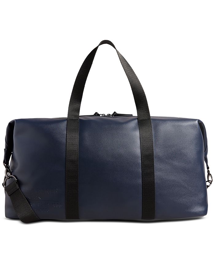 Bolsa de fim de semana reciclada Tomson masculina Ted Baker, azul, tamanho regular