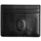 Porta-cartões de couro com estampa xadrez Perrth House Check da Ted Baker, masculino, preto, tamanho regular