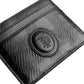 Porta-cartões de couro com estampa xadrez Perrth House Check da Ted Baker, masculino, preto, tamanho regular