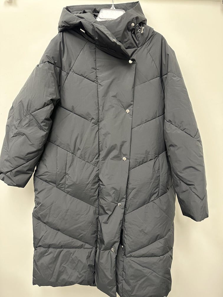 Casaco Puffer Feminino Hayden Preto Tamanho 20
