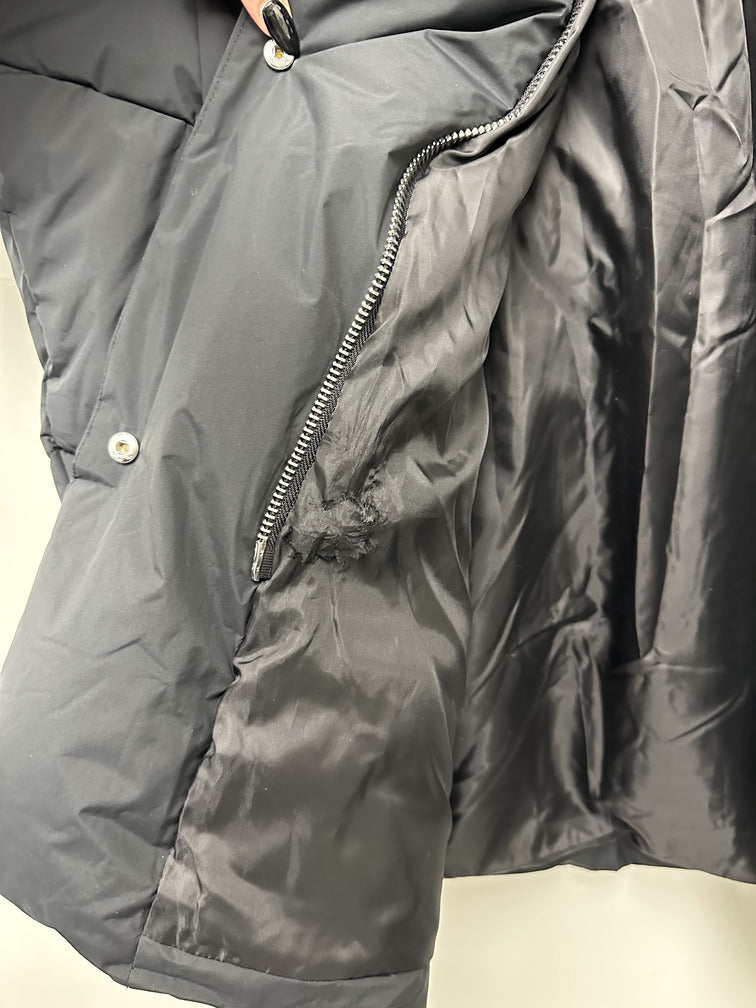 Casaco Puffer Feminino Hayden Preto Tamanho 20