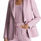 Blazer Reiss Aura Peak com lapela rosa, tamanho 10