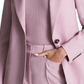 Blazer Reiss Aura Peak com lapela rosa, tamanho 10
