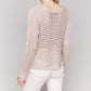 Charlie B - Metallic Fishnet Sweater