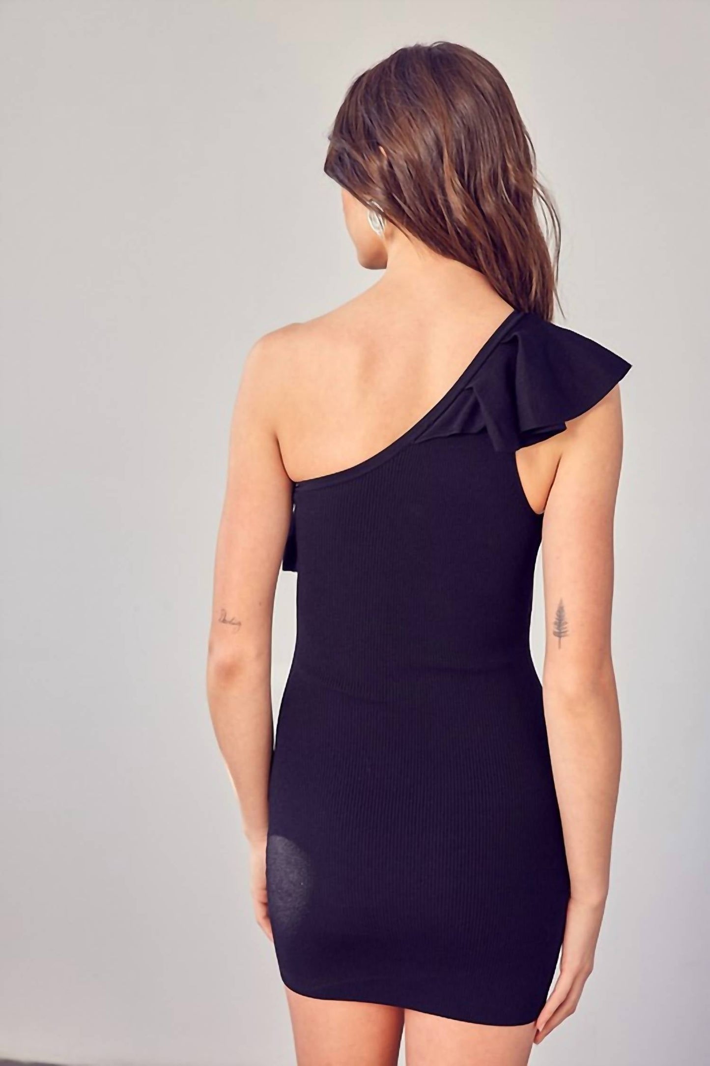 Do+Be - One Shoulder Ruffle Dress