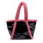 Bolsa tote Skinnydip Alexa Borg Trim feminina, preta, tamanho regular