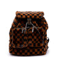 Mochila utilitária xadrez feminina Skinnydip London, preta, tamanho regular