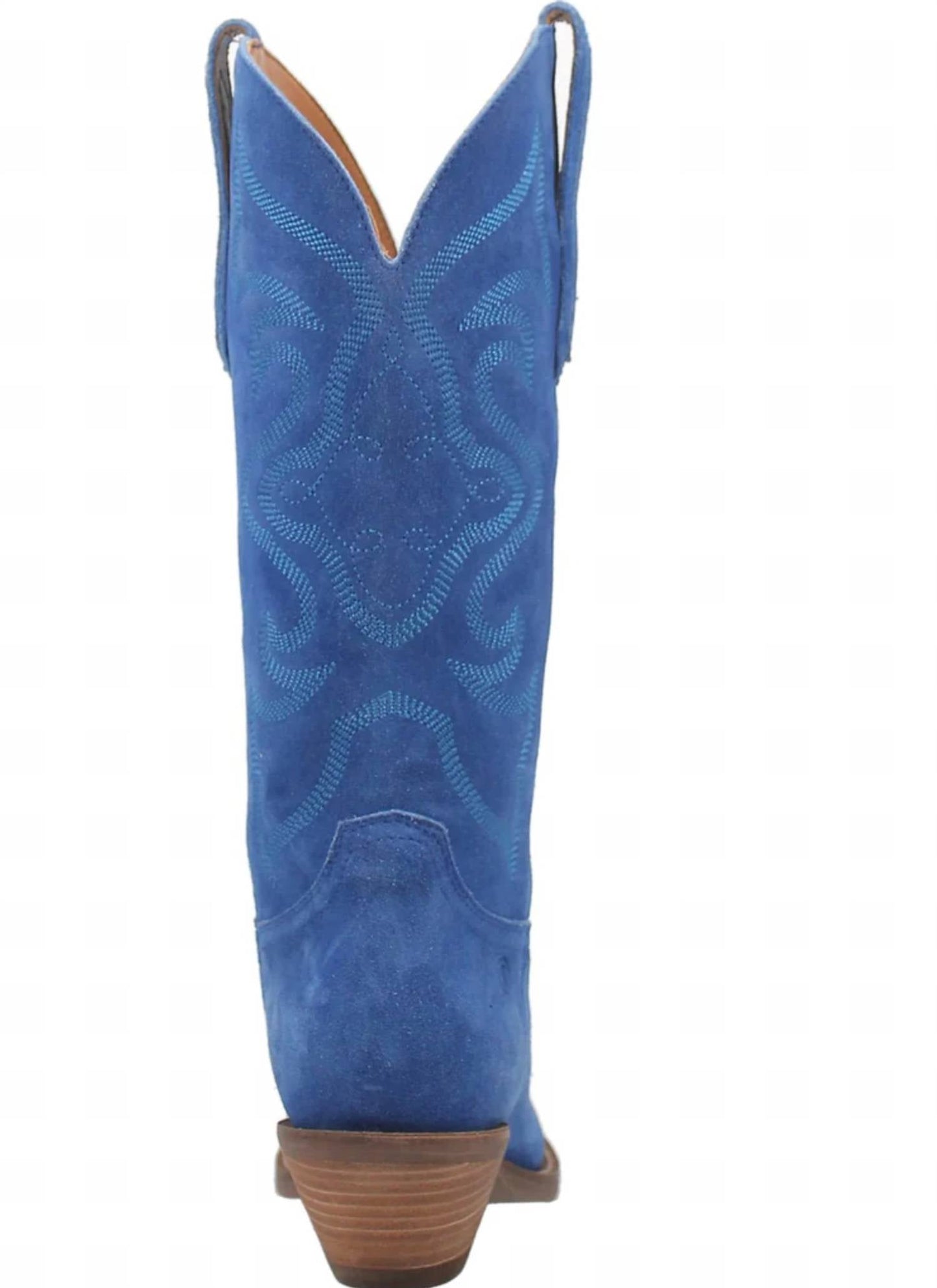 Dingo - Botas femininas Out West de camurça da moda com bico fino