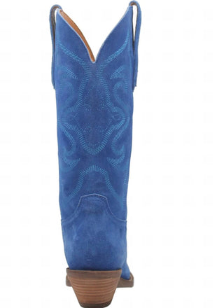 Dingo - Botas femininas Out West de camurça da moda com bico fino