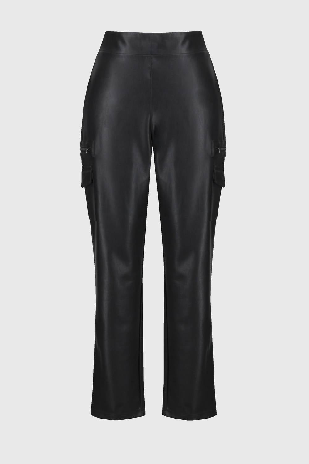 Joseph Ribkoff - Leatherette Cargo Pants