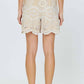 Current Air - Scallop Hem Eyelet Short