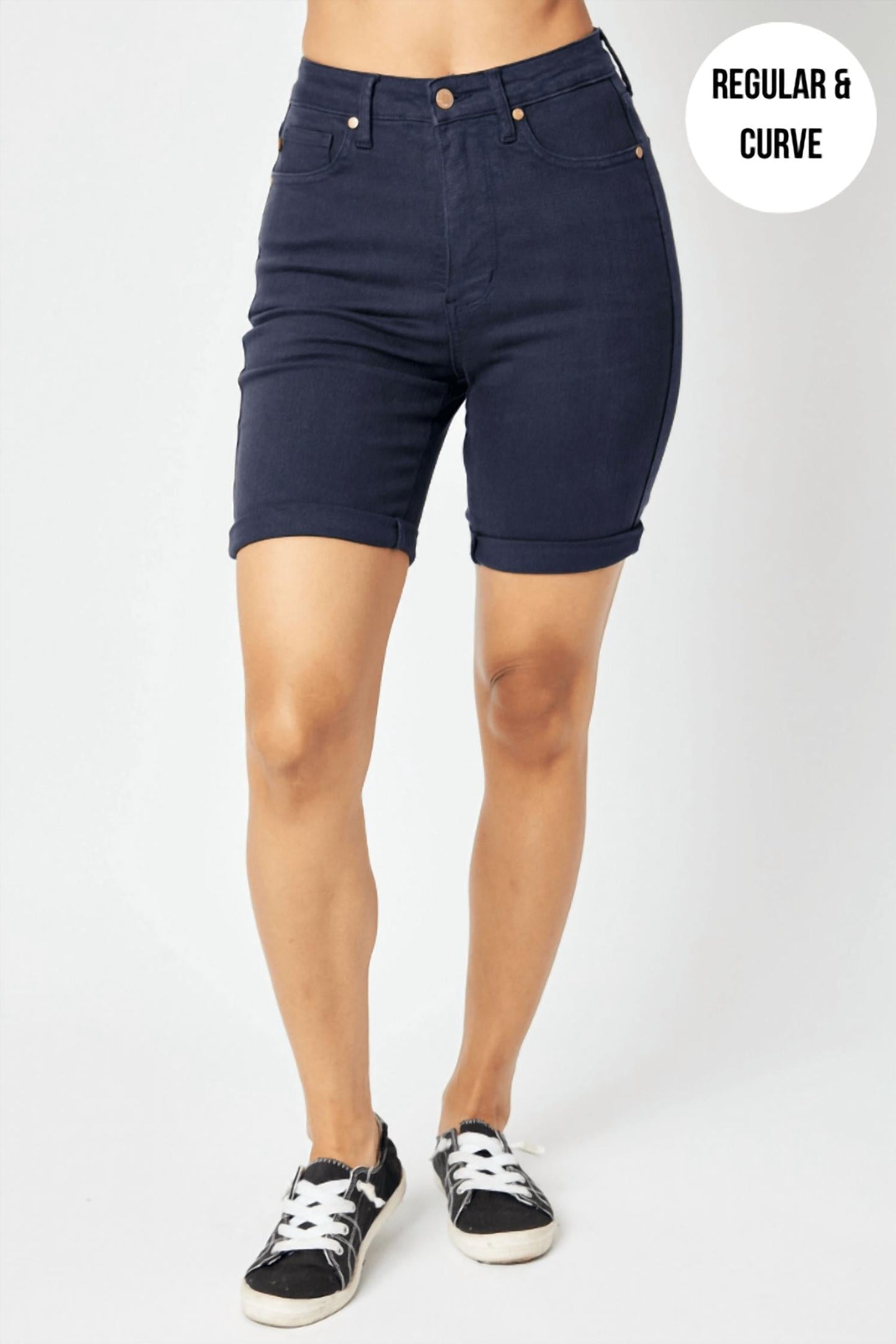 Judy Blue - High Waist Bermuda Shorts