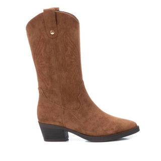 Xti - Botas femininas de camurça italiana ocidental