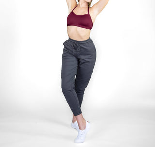 Body Wrappers - French Terry Tapered Joggers with Front Pockets