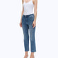 Bayeas - High Rise Cropped Straight Leg Jeans