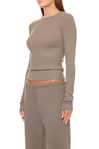 Eterne - Blusa justa de manga comprida