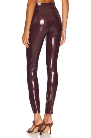 Spanx - Legging de couro sintético envernizado
