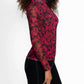 Johnny Was - REBECCA MESH MOCK NECK TEE