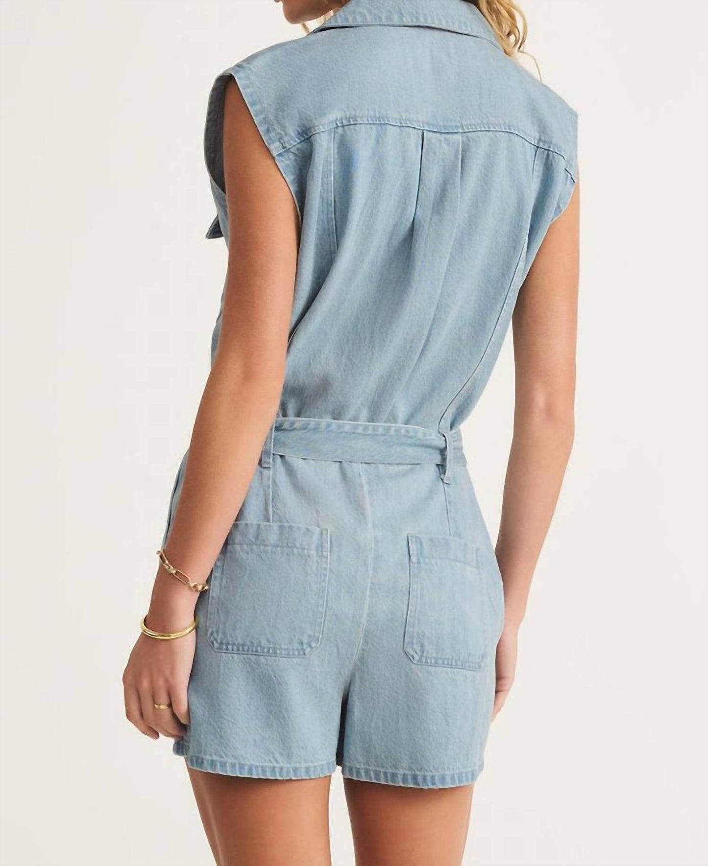 Z Supply - Dash Luxe Soft Denim Romper