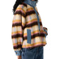 Steve Madden - Kaylen Wool Blend Plaid Mixed Media Jacket
