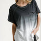 Umgee - Dip Dye Raw Edged Top