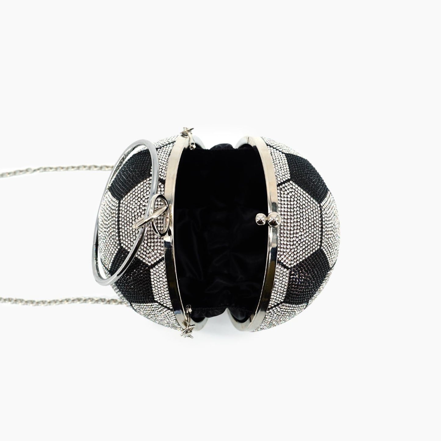 Like Dreams - Women's Striker Rhinestone Soccer Clutch Bag
