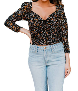 Label 86 - 3/4 Sleeve Blossom Top