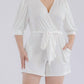 Karen T Design - Tie-up Detailed Romper