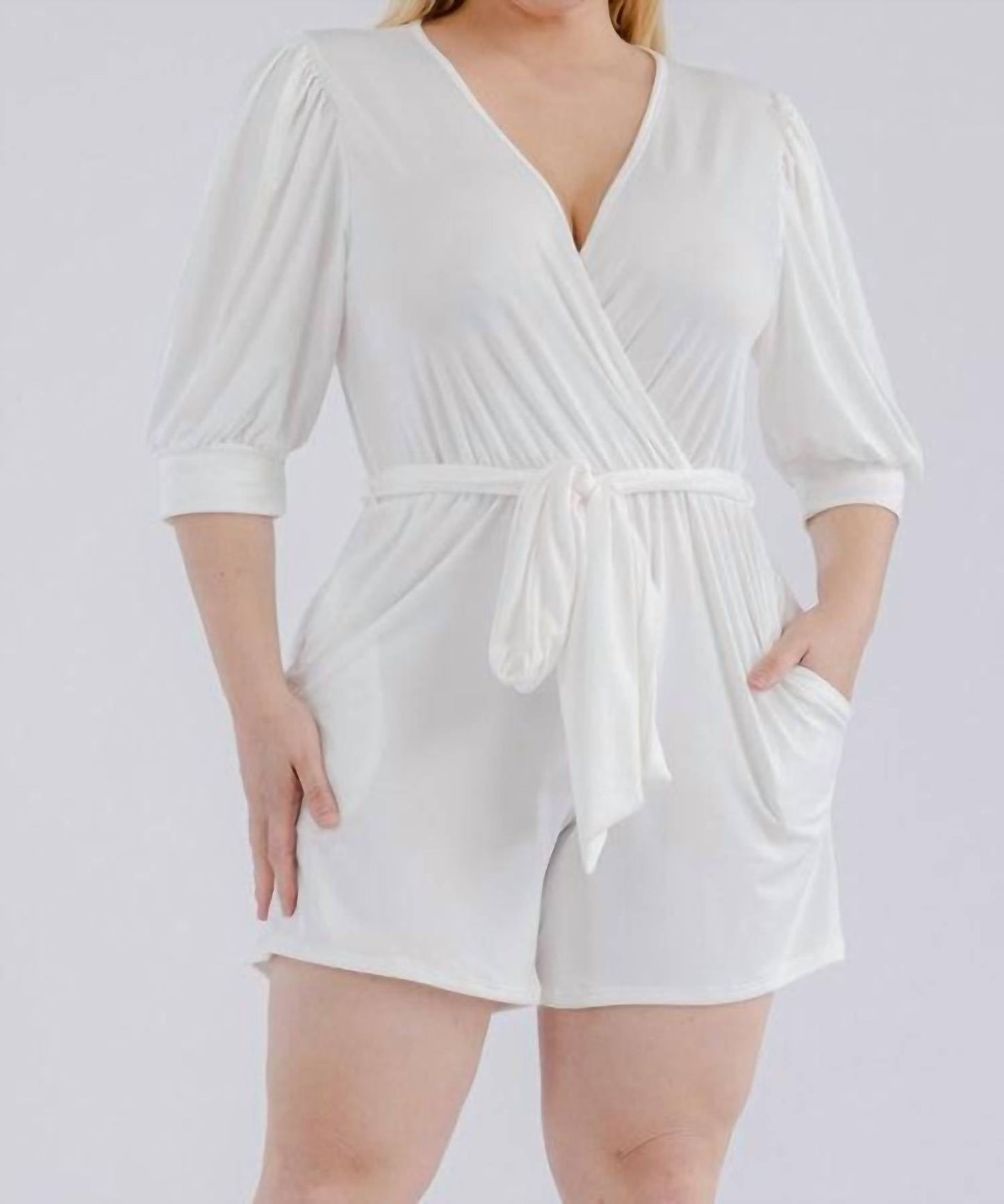 Karen T Design - Tie-up Detailed Romper