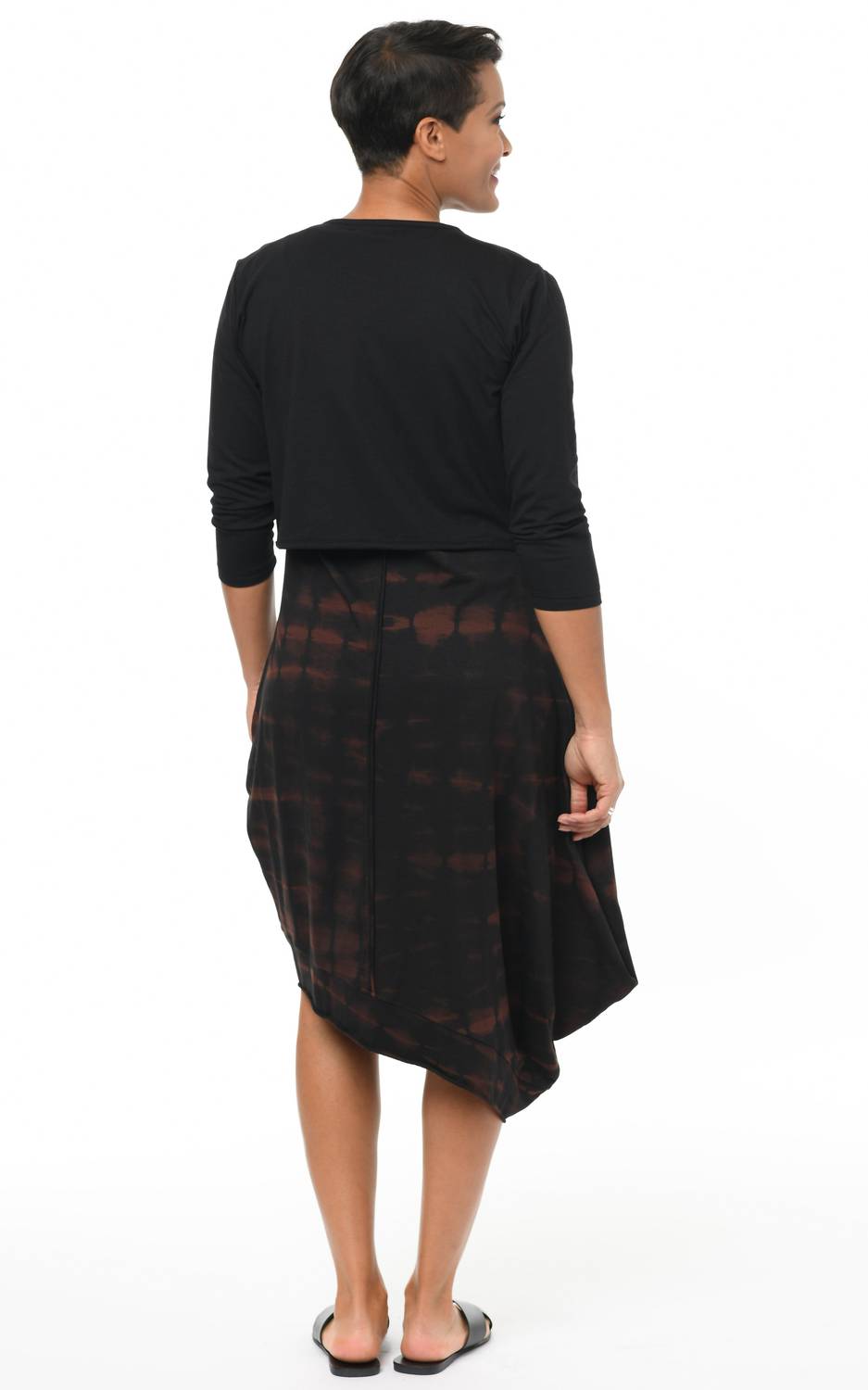 Tulip Clothing - Blusa de Ombro com Manga 3/4