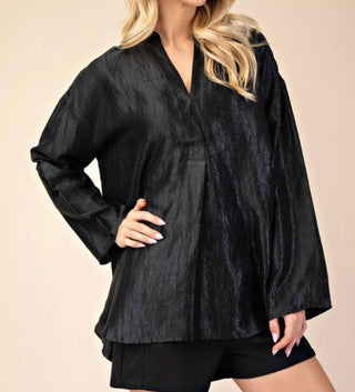 Glam - Top Fluído Metálico