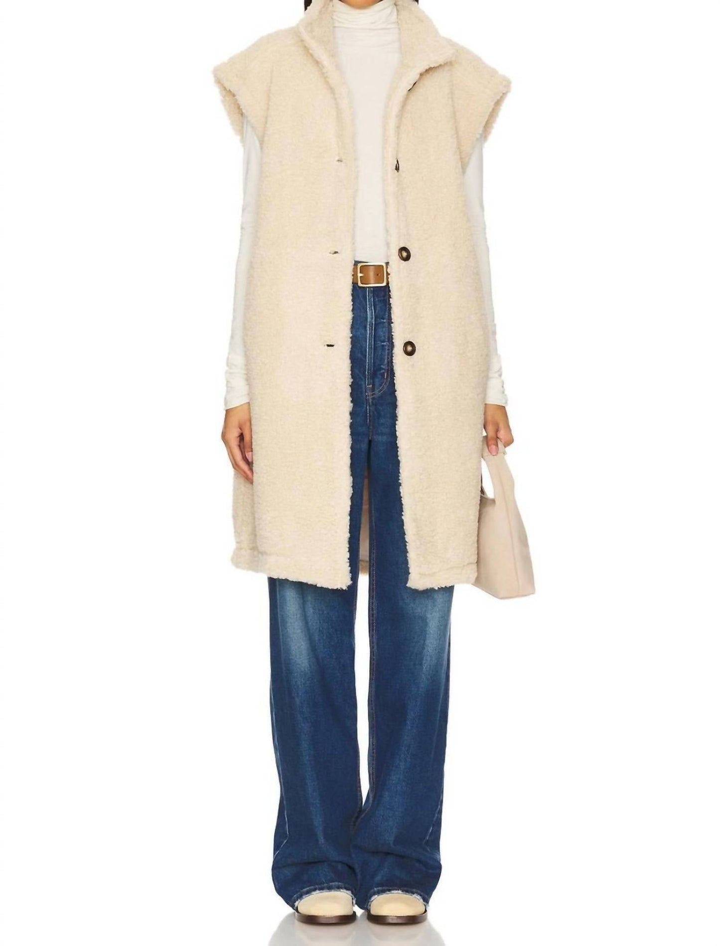 Steve Madden - OVERSIZED SHERPA VEST