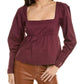 PEGGY TOP | PLUM