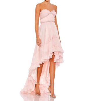 Mac Duggal - Vestido sem alças com decote alto e baixo