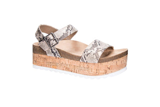 Dirty Laundry - Dusk Palms Platform Sandal