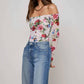 L'Agence - Peonie Off-the-shoulder Bodysuit