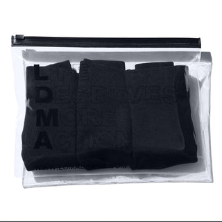 Ldma - Tanga feminina de couro baixo canelada com núcleo trio