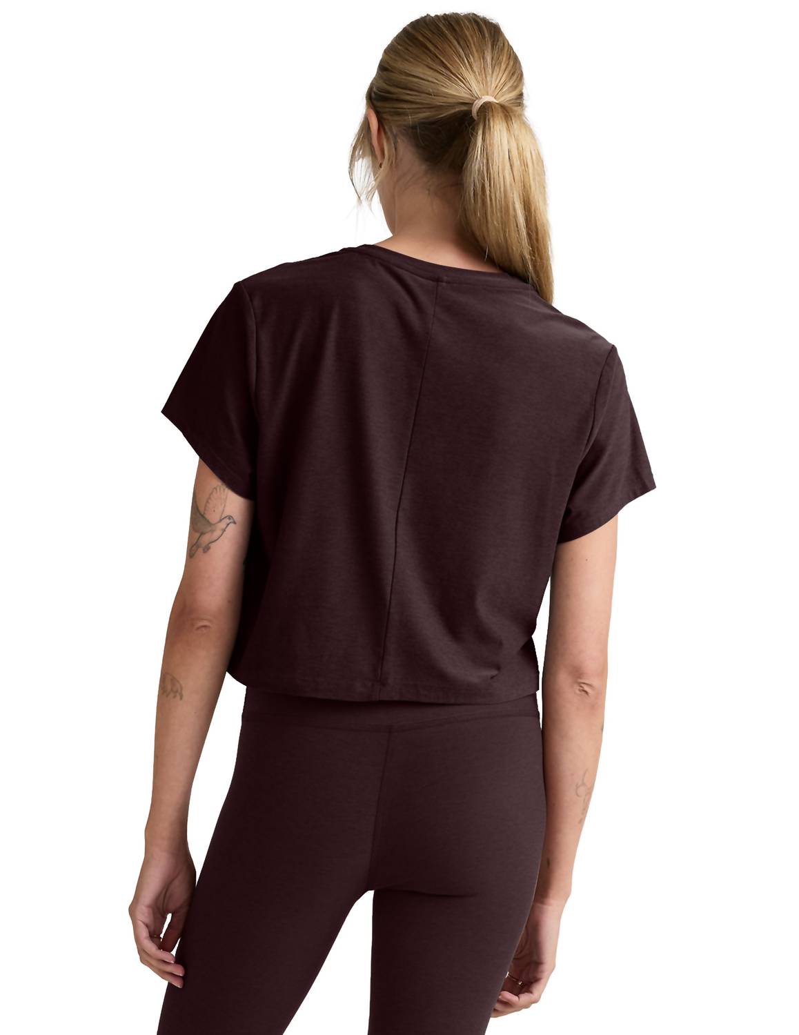 Beyond Yoga - Featherweight Supreme Cropped Tee