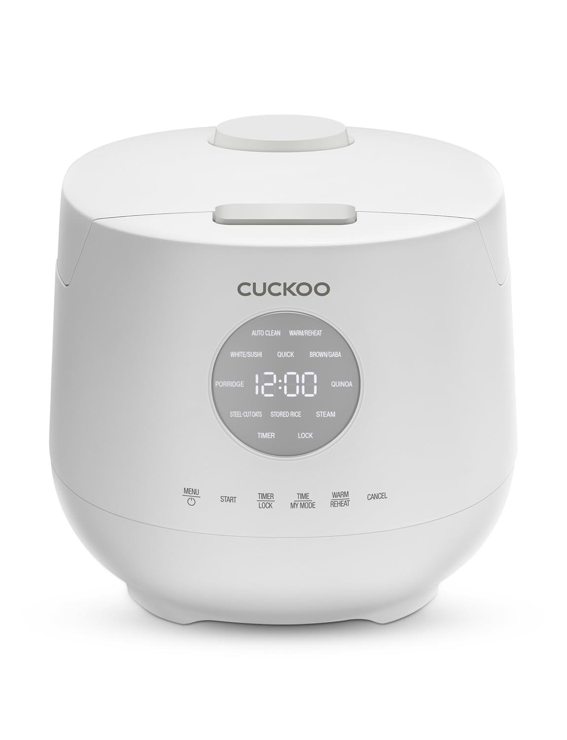 CUCKOO Micom Rice Cooker 6 Cup Uncooked  12 Cup Cooked Korean Fuzzy Logic Rice Cooker with Steam Tray Versatile Food Steamer  Warmer with NonStick Inner Pot Rice Maker White CR0661F