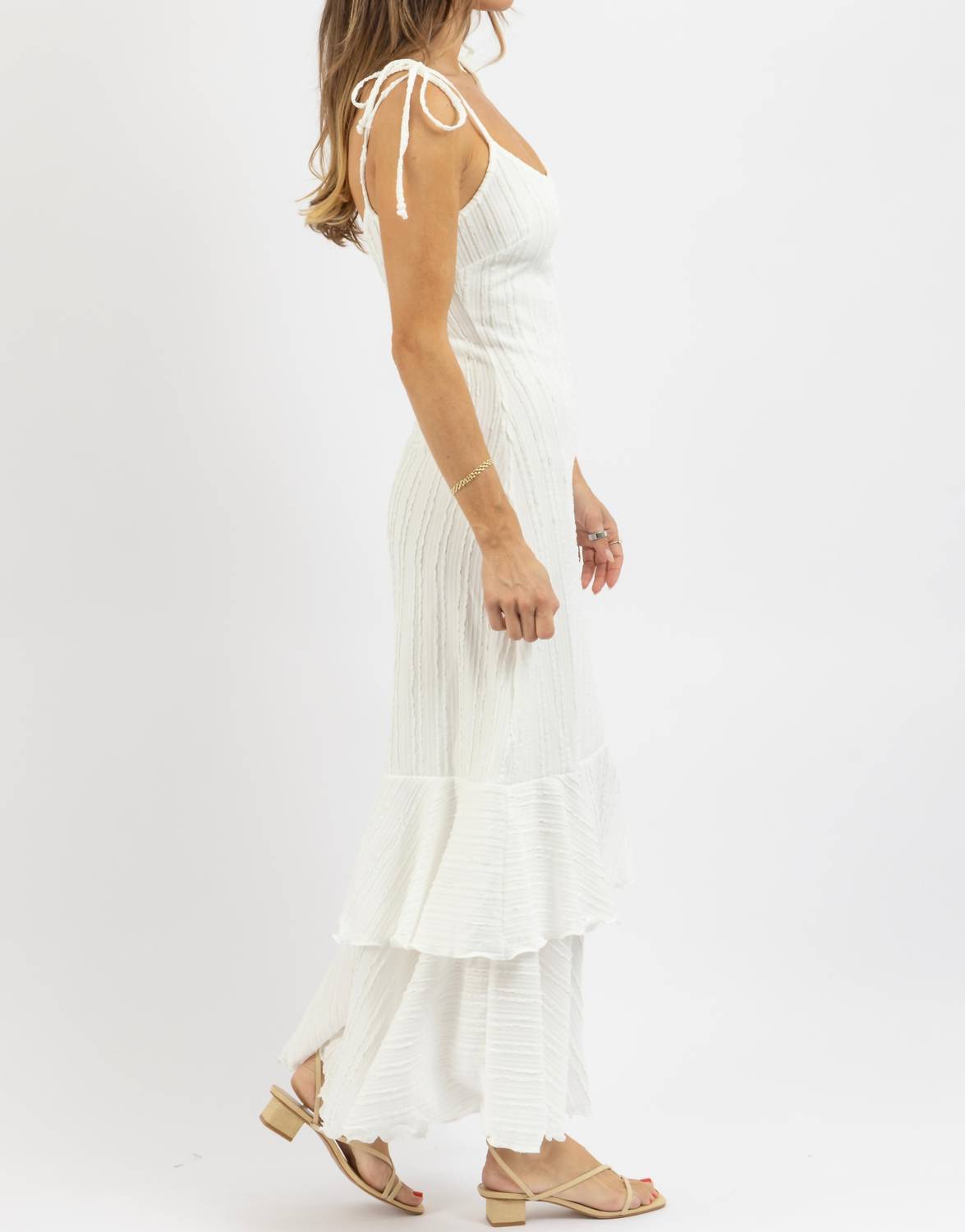 One & Only - Solar Tie Strap Maxi Dress