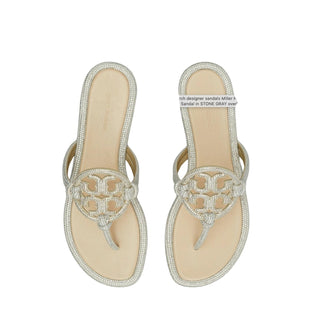Tory Burch - Sandálias Miller Pavé com Nós