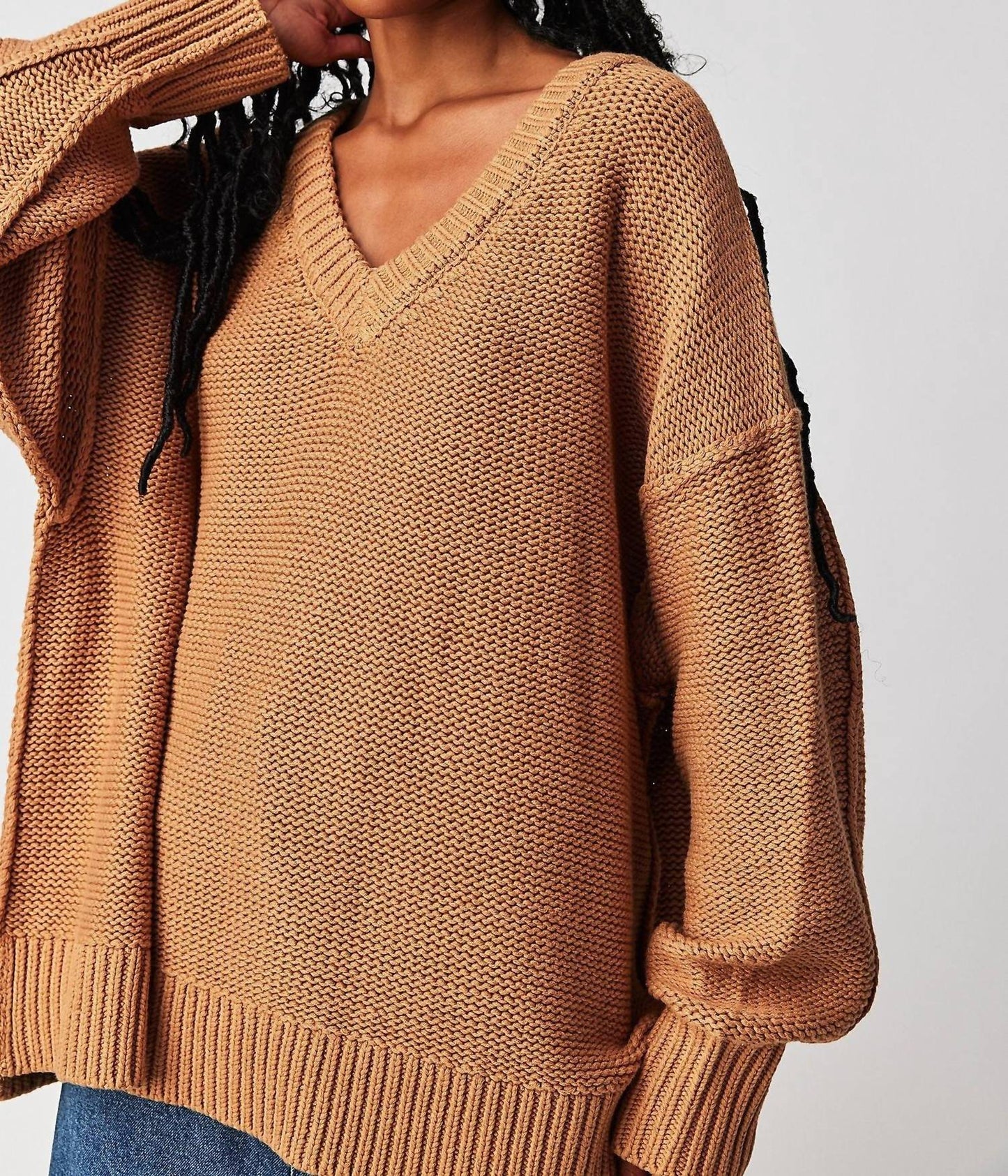 Free People - Alli V-Neck Sweater